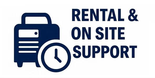 Welding machine rental and on-site service support for industrial projects