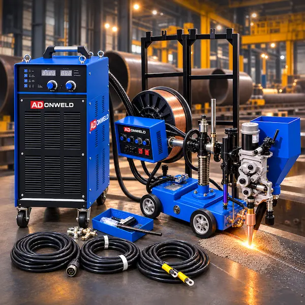 Submerged arc welding for heavy industrial fabrication