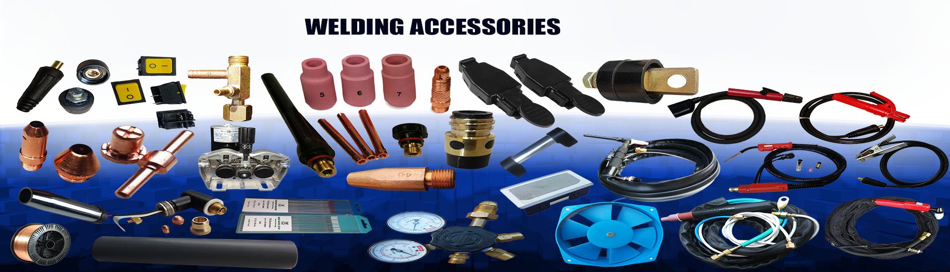Welding Accessories Supplier in Mumbai – MIG, TIG, ARC Spares, Torches, Cables, Holders